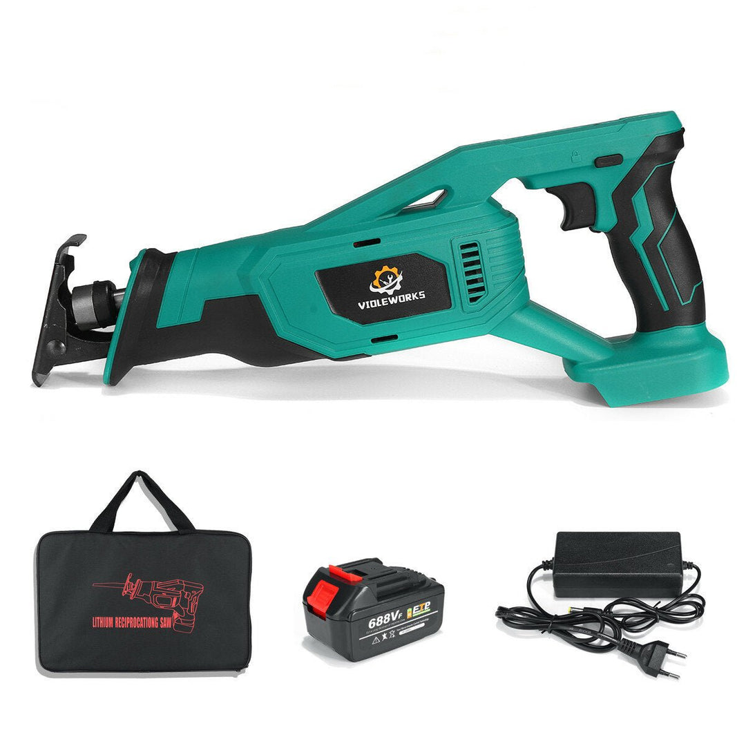 688VF Cordless Electric Reciprocating Saw Woodworking Sabre Saw Tool W 0,1,2 Battery For Makita Image 7