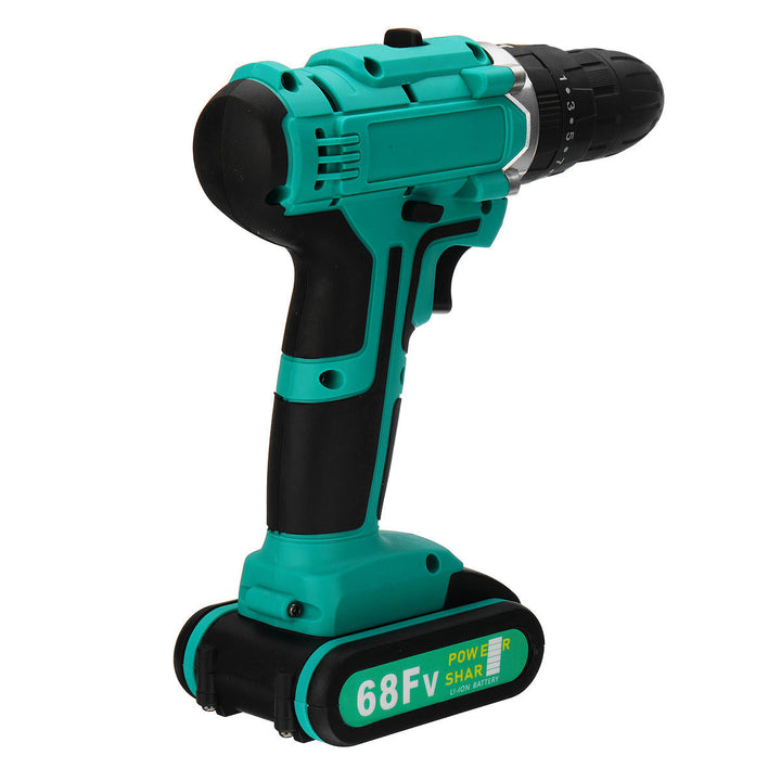 68FV Household Lithium Electric Screwdriver 2 Speed Impact Power Drills Rechargeable Drill Driver Image 6