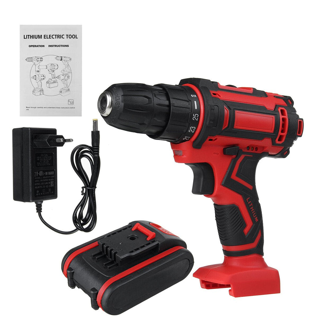 6000mAh 48V Electric Drill 3 In 1 Electric Impact Power Drill Image 8