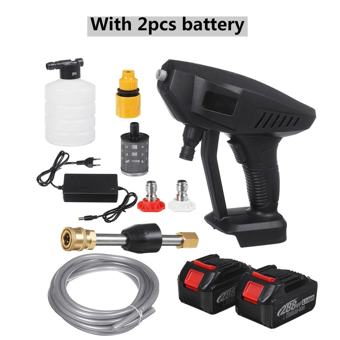 600W High Power Car Washing Machine Wireless Rechargeable High Pressure Car Washer Guns Image 4