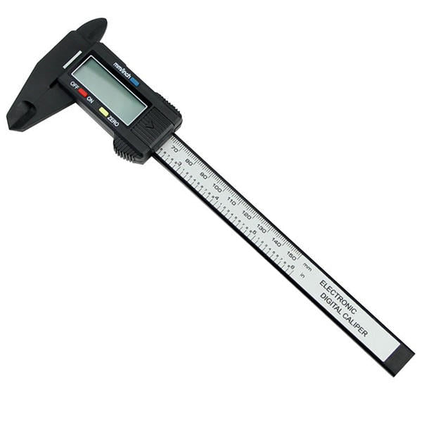 6inch 150mm Electronic Digital Caliper Ruler Carbon Fiber Composite Vernier Image 2