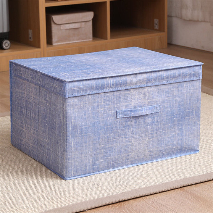 75L,100L Collapsible Non-woven Fabric Clothes Storage Bag Dustproof Antibacterial Quilt Storage Bag Image 1