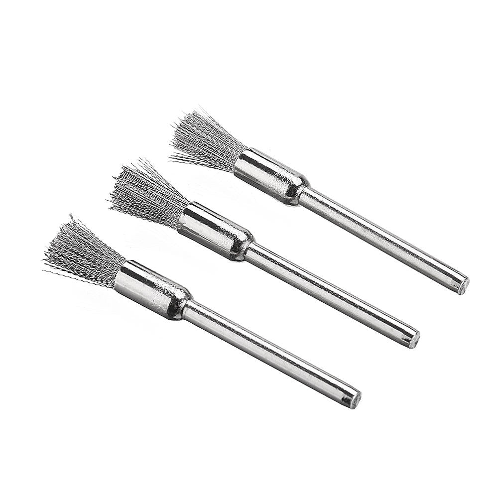 9pcs Stainless Steel Wire Brush Set Cleaner Polishing Brushes Cup Wheel For Dremel Rotary Tool Image 5