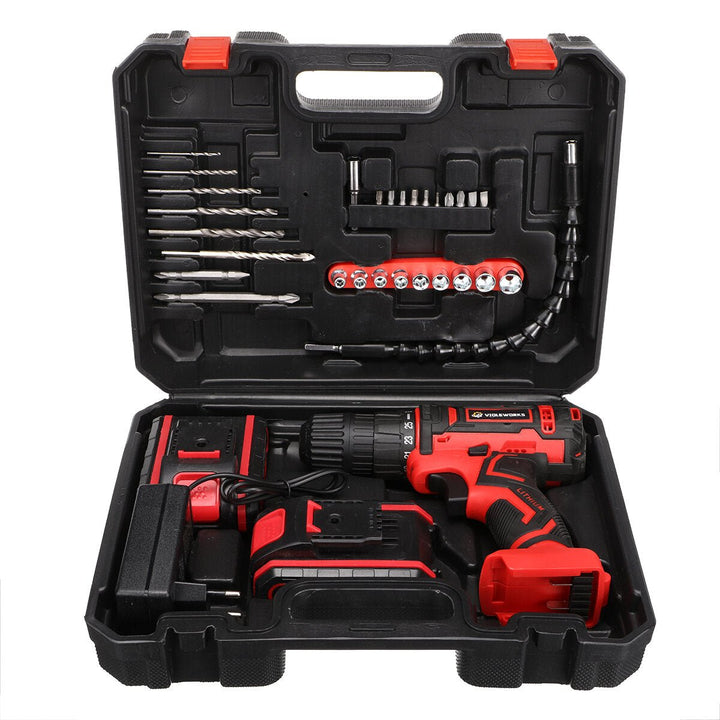 88VF 6000mAh Cordless Electric Drill Screwdriver + 30Pcs Accessories + 1,2Pcs Battery Image 3