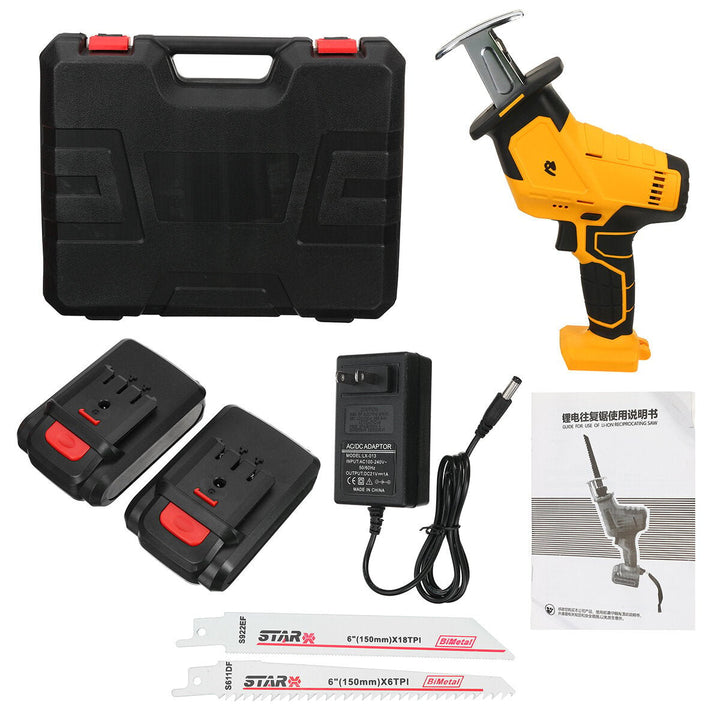 88VF Cordless Electric Reciprocating Saw Sabre Saw Jigsaw Cutting Cutter With Battery Image 10