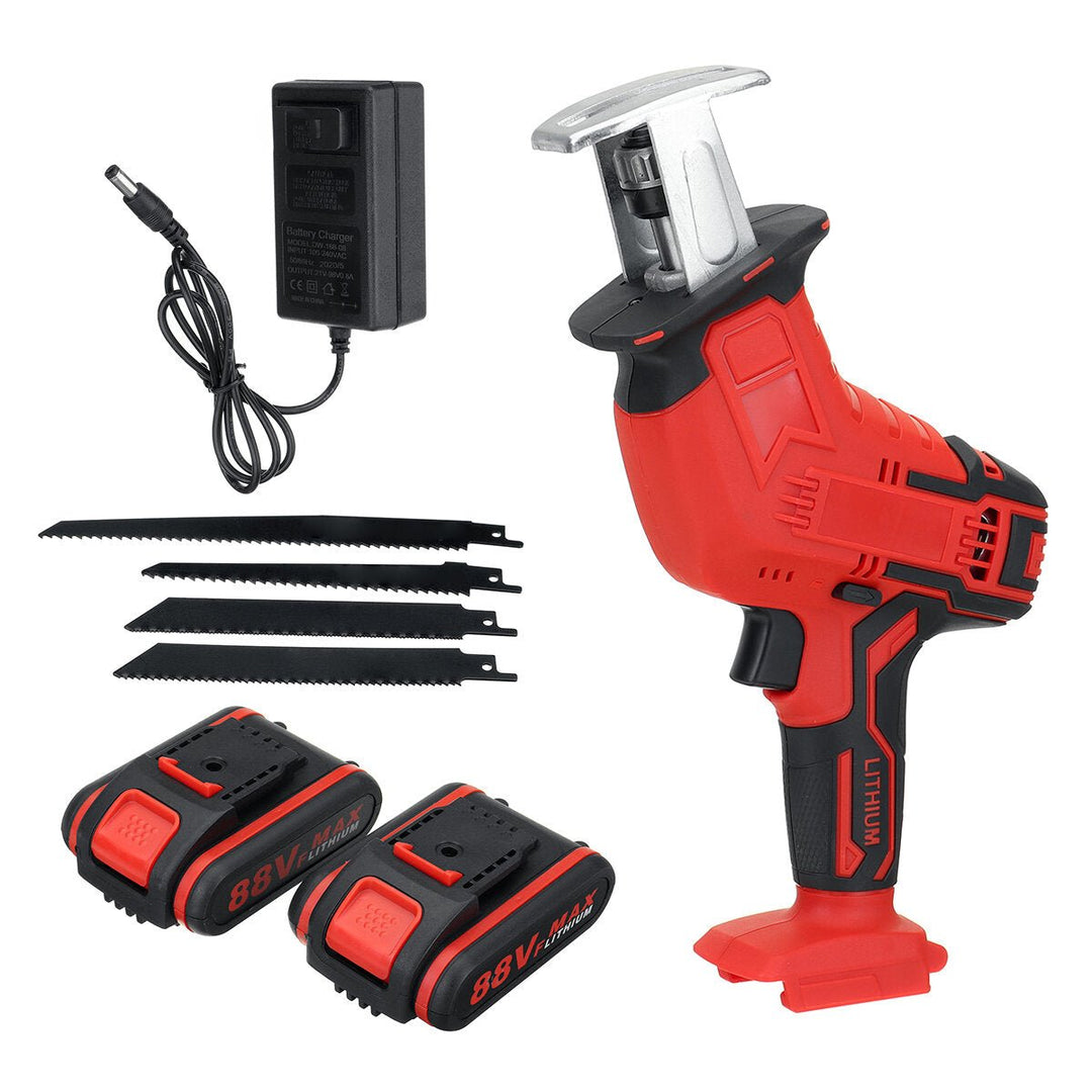 88VF Cordless Electric Reciprocating Saw Outdoor Portable Woodworking Tool One Hand Saw Image 1