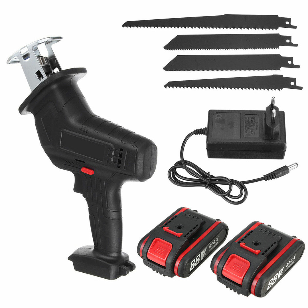 88VF Cordless Rechargeable Electric Reciprocating Saw Portable Wood Metal Plastic Cutting Tool W, 1 or 2 Battery Image 8