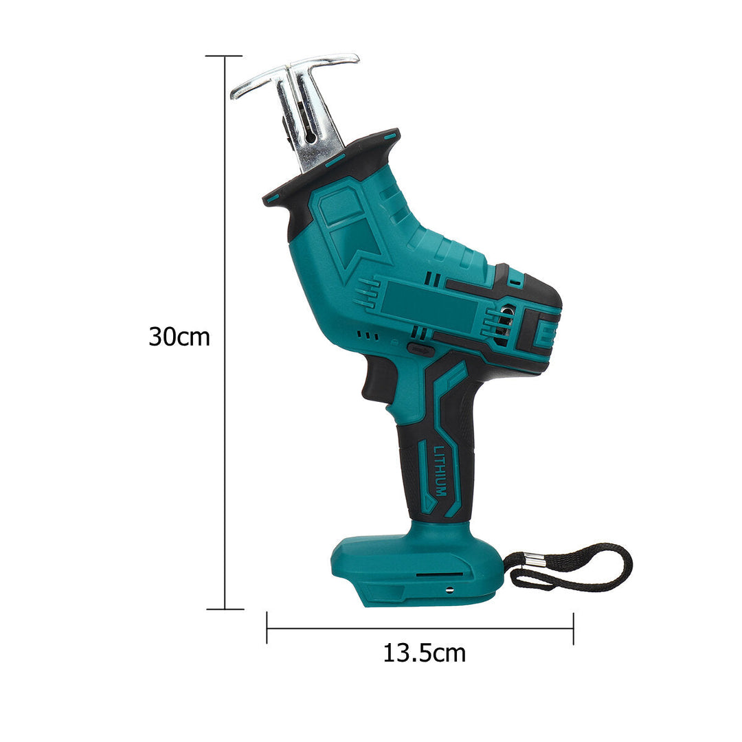 88VF Cordless Reciprocating Saw Electric Saw Metal Wood Cutting Tool Adjustable Speed Saber Saw W, 8 Blades Image 4