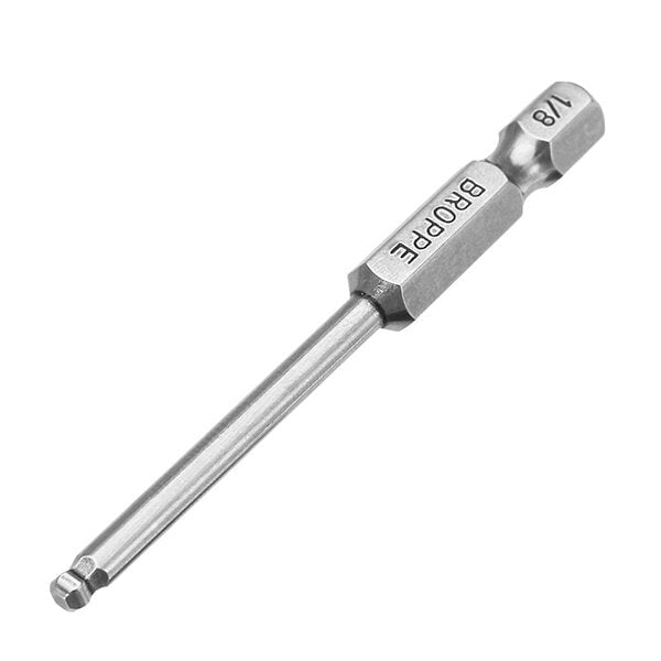 7pcs SAE 5,64-5,16 Inch 65mm Magnetic Ball Screwdriver Bit 1,4 Inch Hex Shank Image 5