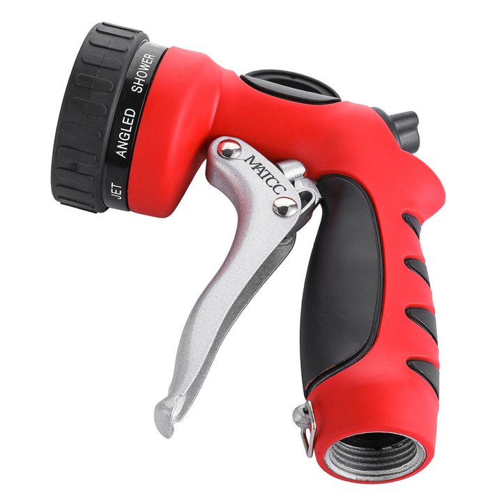 8 Patterns Hose Nozzle Heavy Duty Spray Nozzle High Pressure Laboring-Saving and Easy Storage Image 5