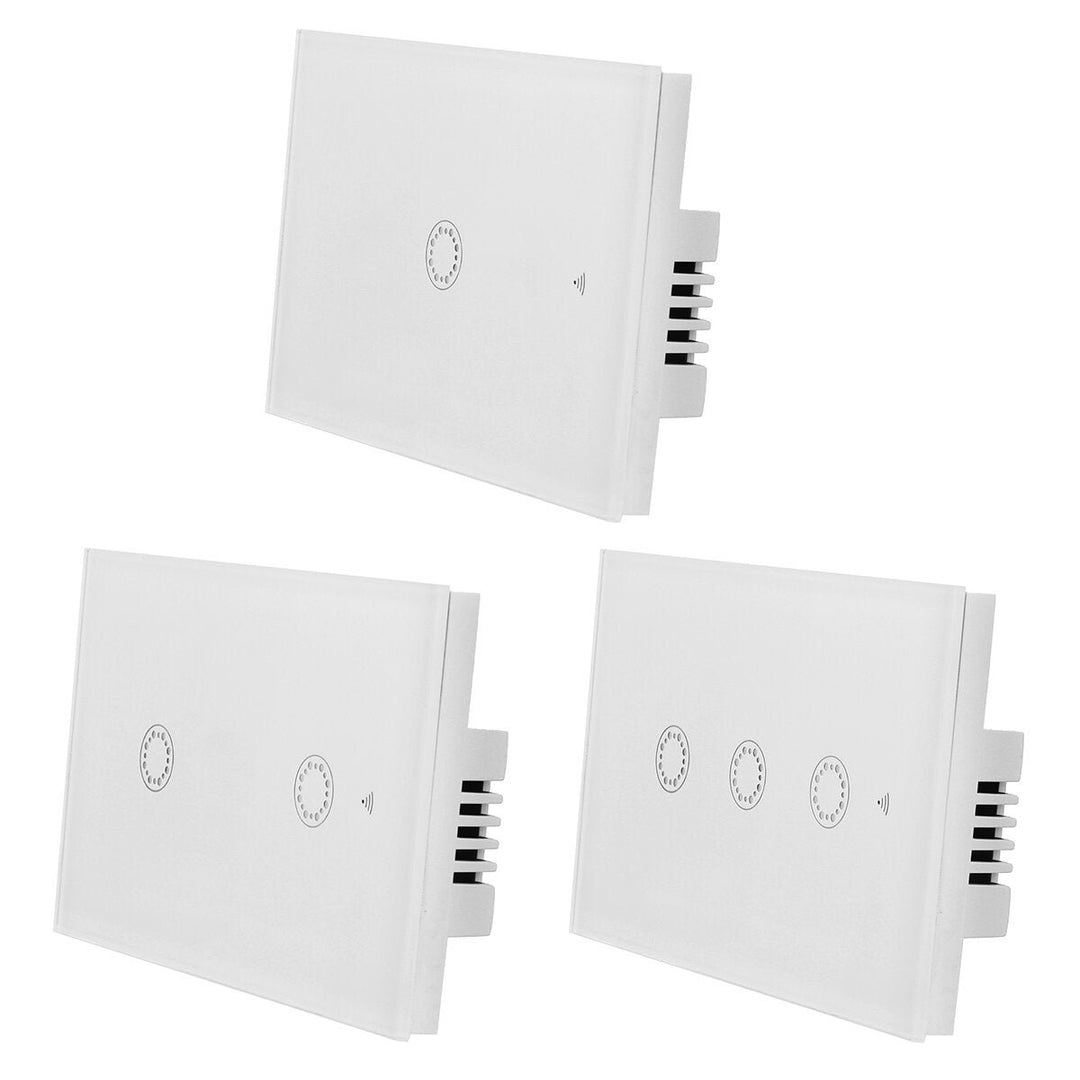 90-250V 1000W Wifi Touch Schalter 1,2,3 Gang Schalter App-Steuerung Wandschalter Image 1