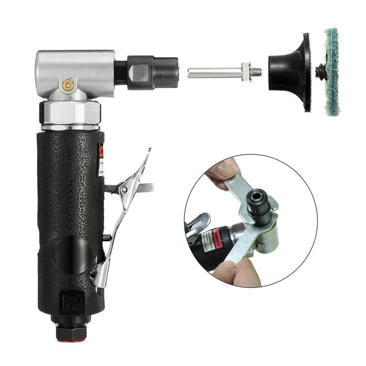 90 Degree Angle Air Die Grinder and 2-Inch Angle Sander Image 4