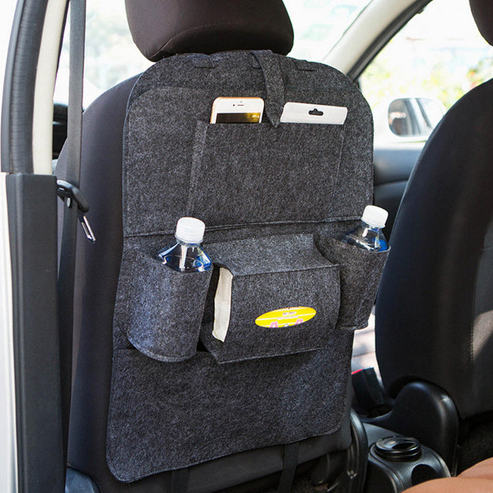 Auto Car Seat Back Hanging Multi-Pocket Storage Bag Organizer Holder Car Storage Box Image 8