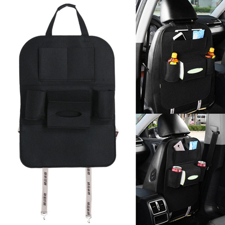 Auto Car Seat Back Hanging Multi-Pocket Storage Bag Organizer Holder Car Storage Box Image 12