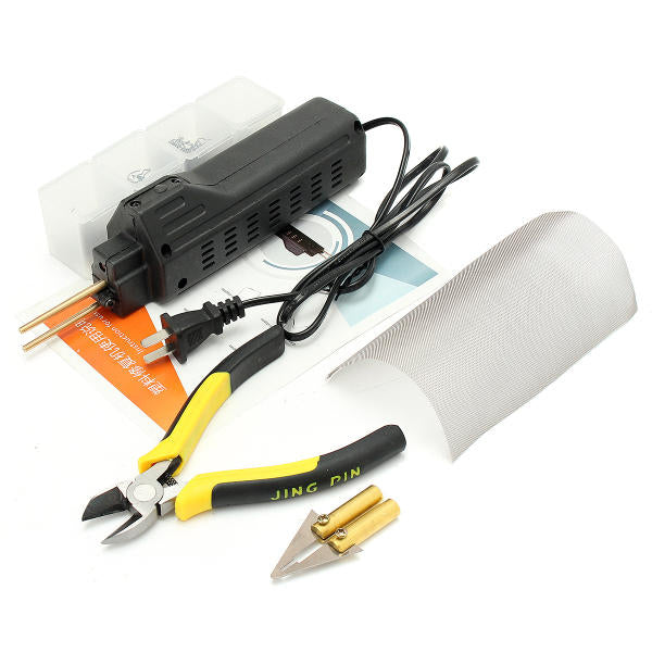 AC 220V Hot Stapler Bumper Fender Fairing Welding Machine Welding Tool Plastic Repair Kit Image 1