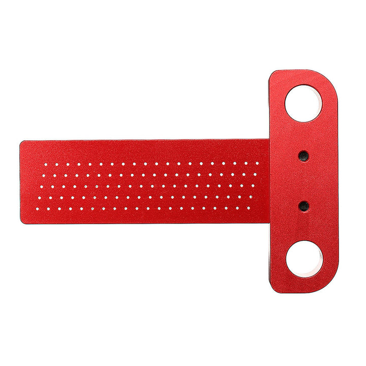 Aluminium Alloy T-100 Hole Positioning Metric Measuring Ruler 100mm Woodworking T-Squares Marking Ruler For Carpenter Image 6