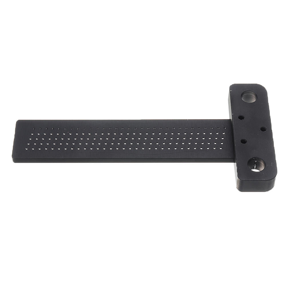 Black Aluminium Alloy T-160 Hole Positioning Measuring Ruler 160mm Metric T Ruler Image 7