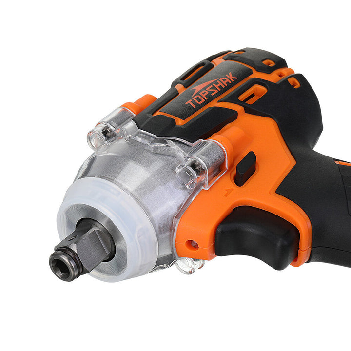 Brushless Impact Wrench LED Working Light Rechargeable Woodworking Maintenance Tool Image 7