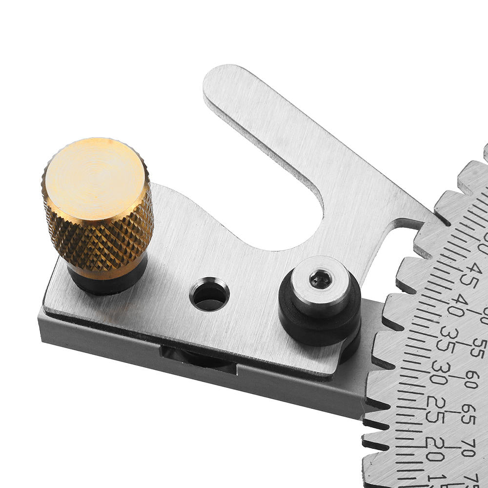 Brass Handle Miter Gauge Assembly Ruler With T-track for Table Saw Router Woodworking Image 8