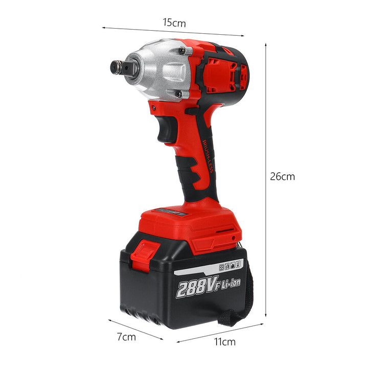 Brushless Cordless Electric Wrench 520N.m 0-3000RPM Power Tool Image 4