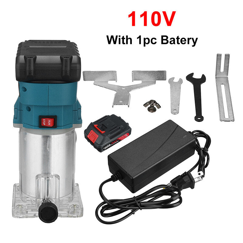 Brushless Rechargeable Electric Trimmer Multi-functional Wood Trimming Machine For Makita 18V Battery Image 4