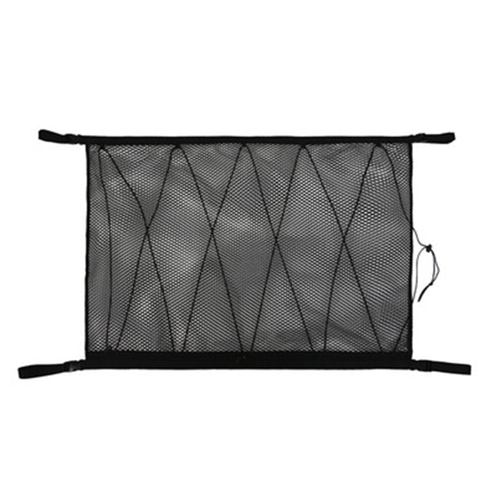 Car Ceiling Storage Net Pocket Universal Car Roof Interior Cargo Net Bag with Zipper Car Trunk Storage Image 6