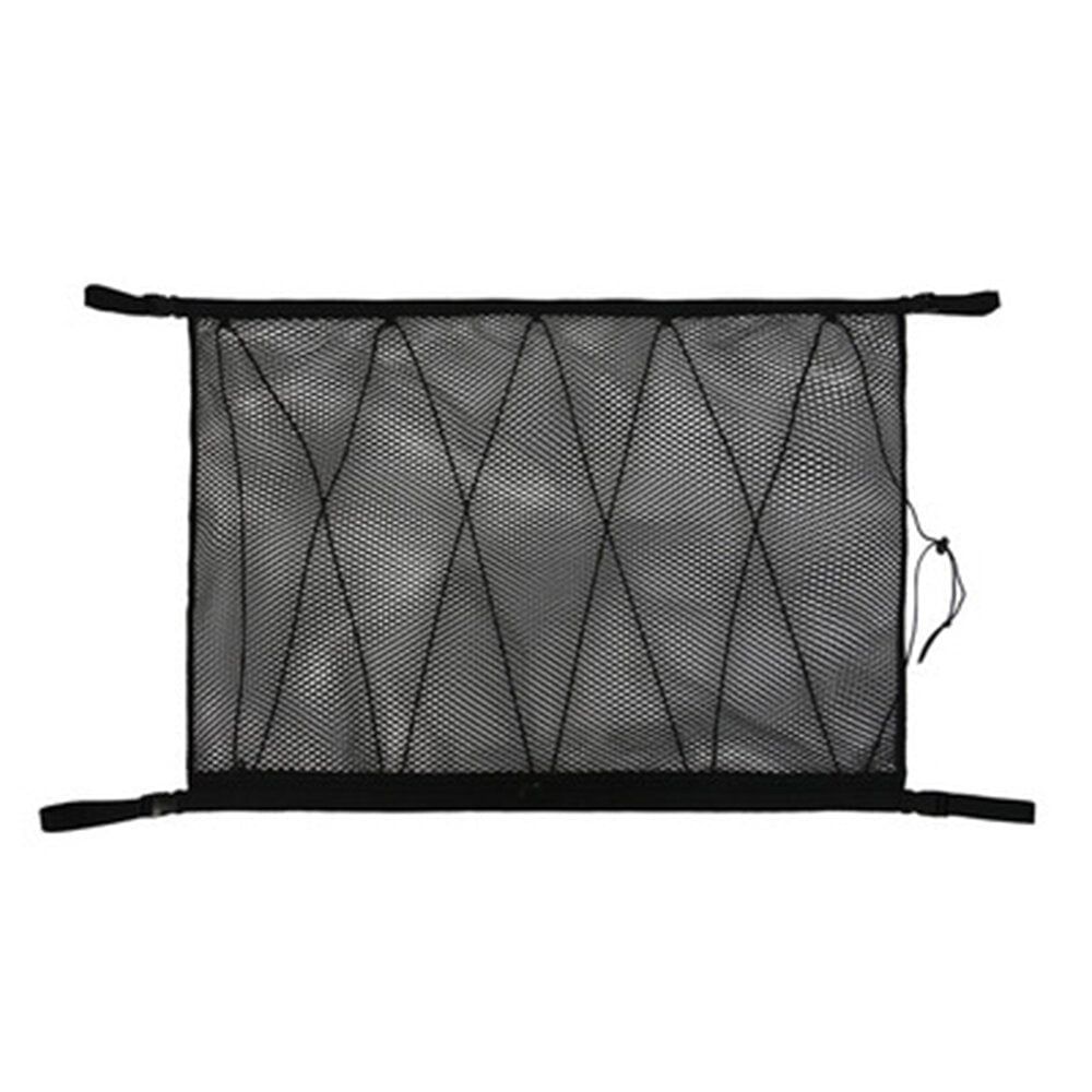 Car Ceiling Storage Net Pocket Universal Car Roof Interior Cargo Net Bag with Zipper Car Trunk Storage Image 1