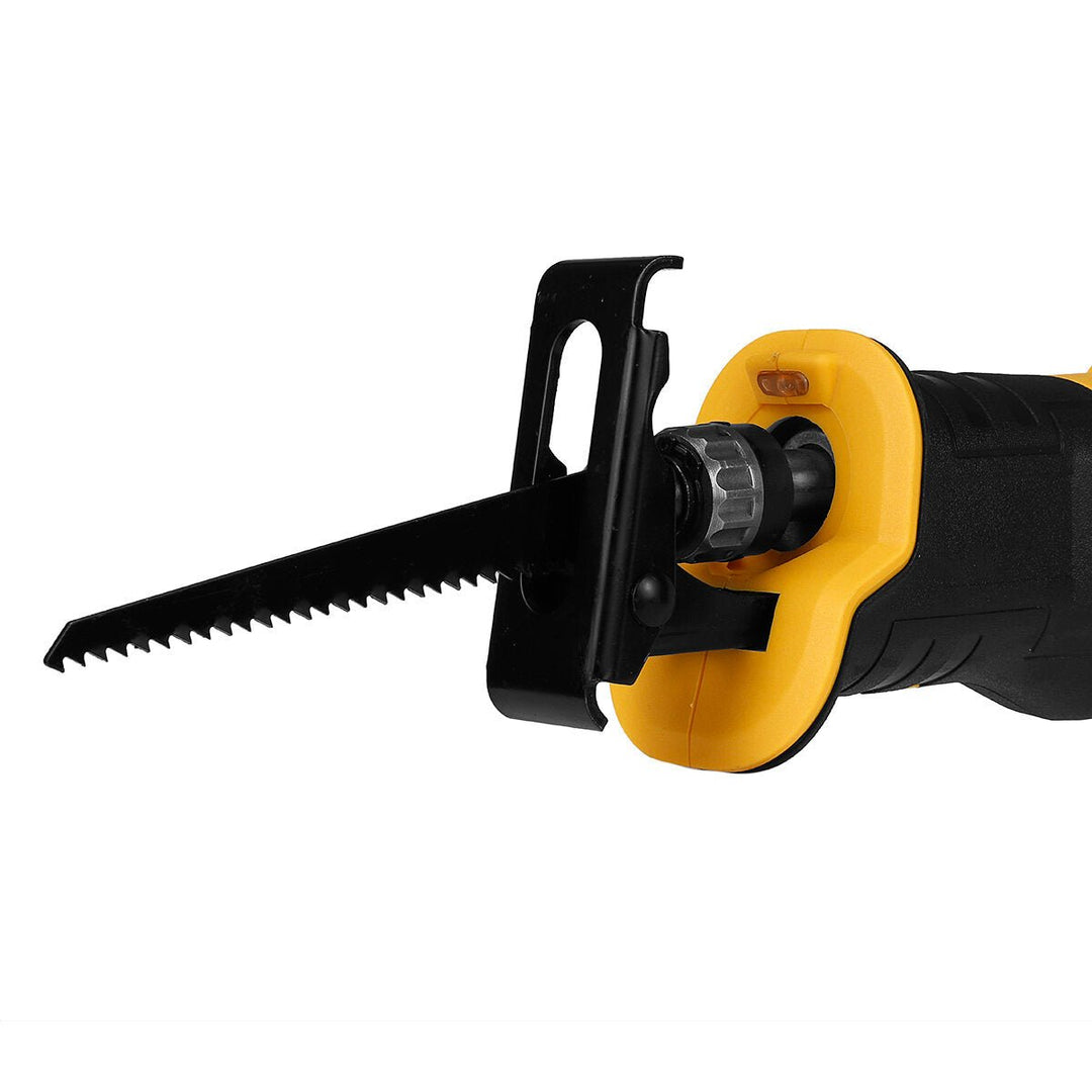 Cordless Electric Reciprocating Saw Variable Speed Metal Wood Cutting Tool W, None,1,2pcs Battery and 4 Blades Image 7