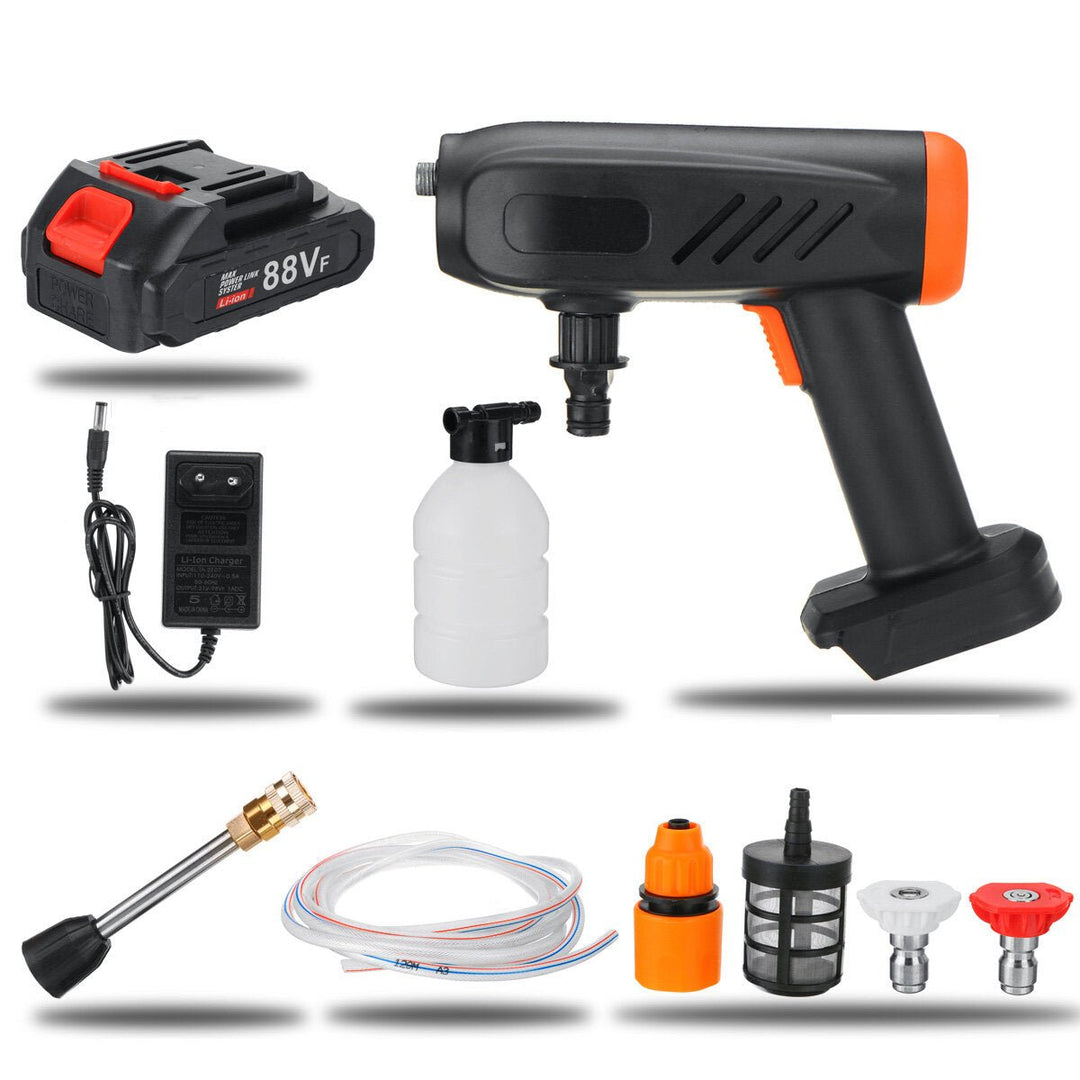 Cordless High Pressure Washer Car Washing Machine Water Cleaner Spray Guns W, None,1,2 Battery For Makita Image 11