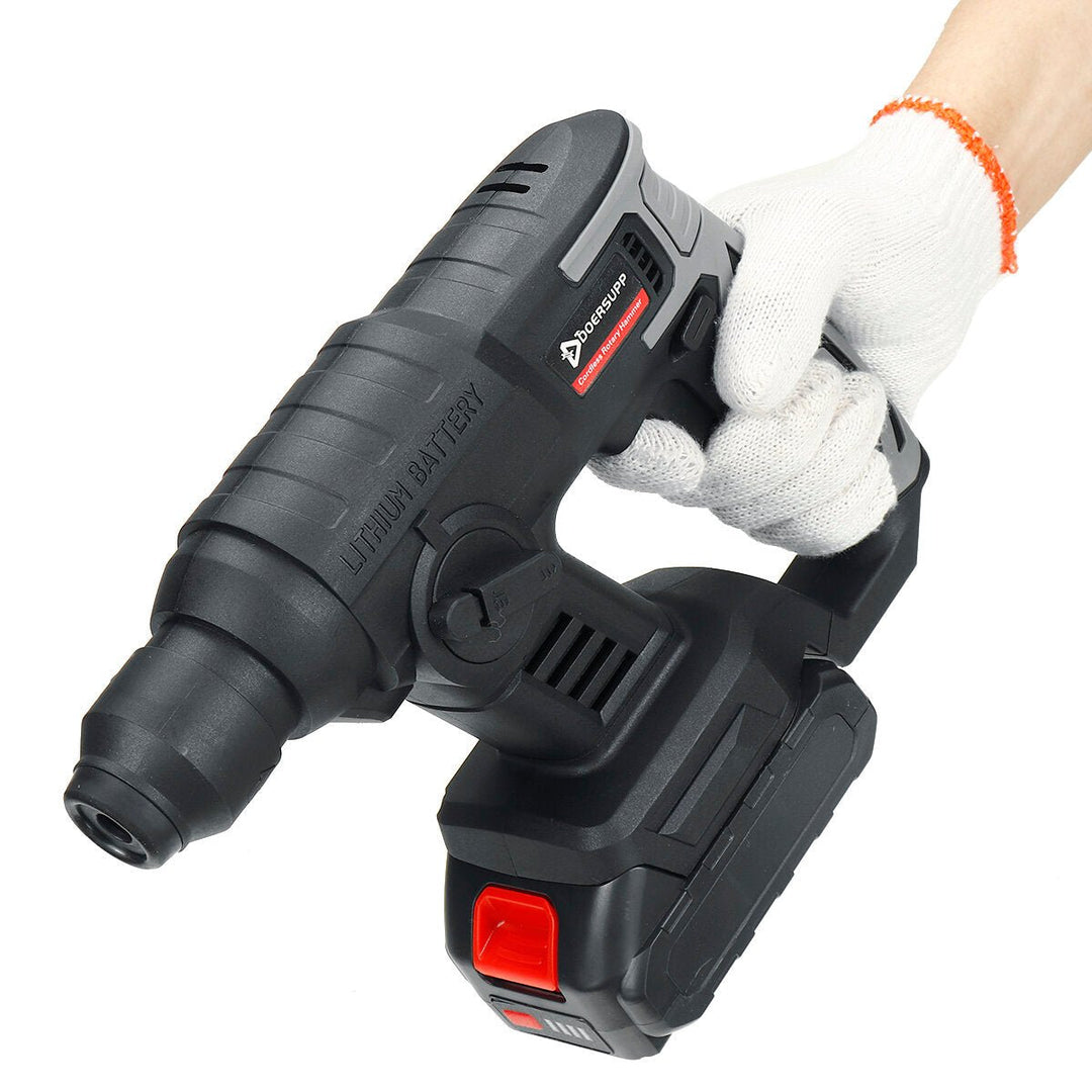 Cordless Rotary Hammer Rechargeable Electric Hammer Impact Drill Power Tool For Makita Image 7