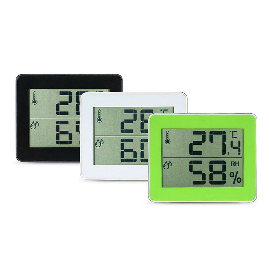 Digital Display Thermometer Hygrometer 0-50 Desk Thermometer Image 1