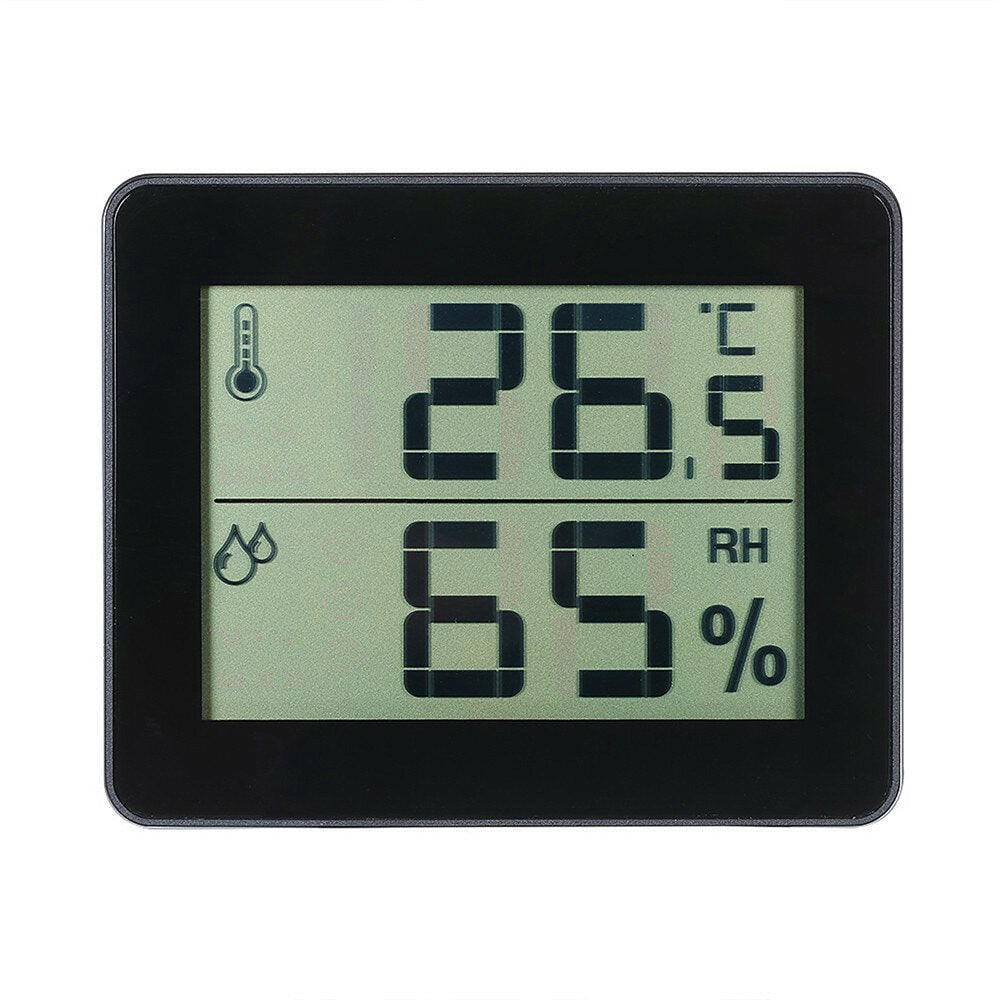 Digital Display Thermometer Hygrometer 0-50 Desk Thermometer Image 1