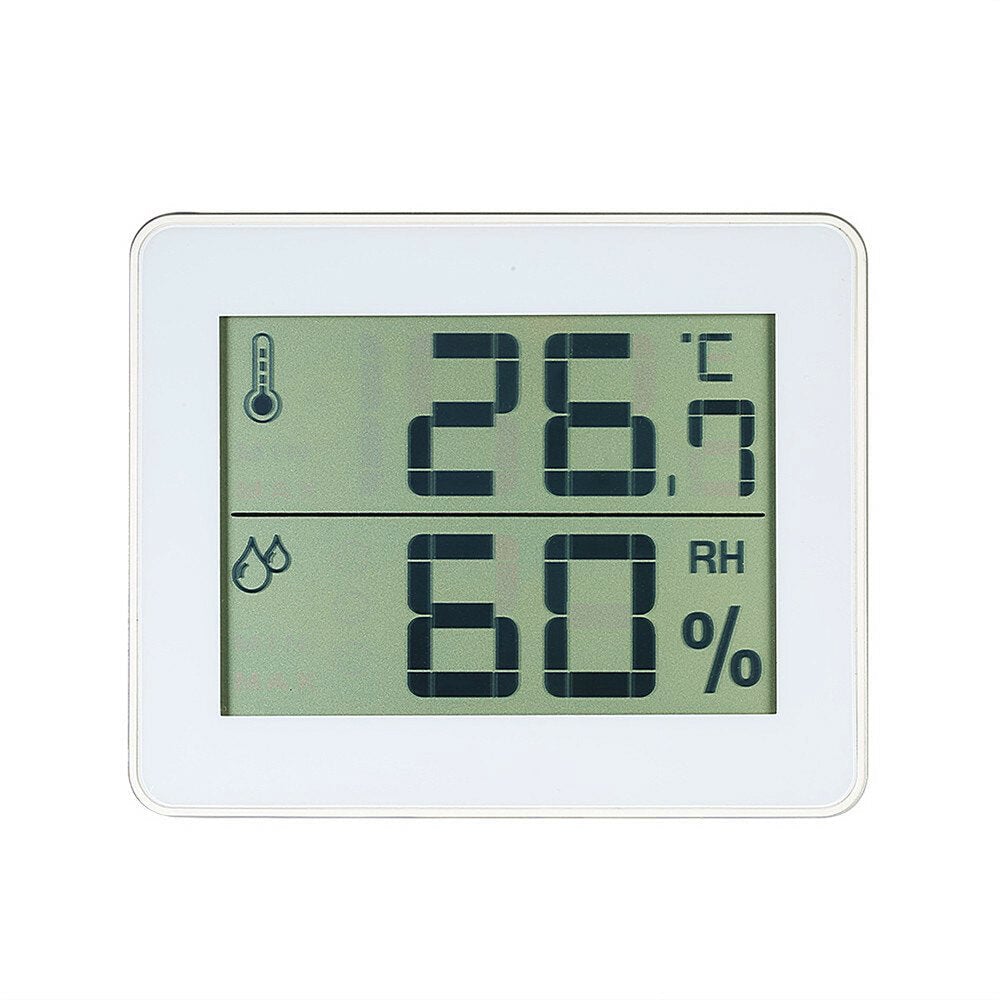 Digital Display Thermometer Hygrometer 0-50 Desk Thermometer Image 1