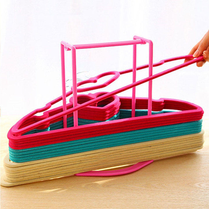 Creative Clothes Hanger Storage Rack Multi-functional Clothespin Oraganizer Holder Image 5