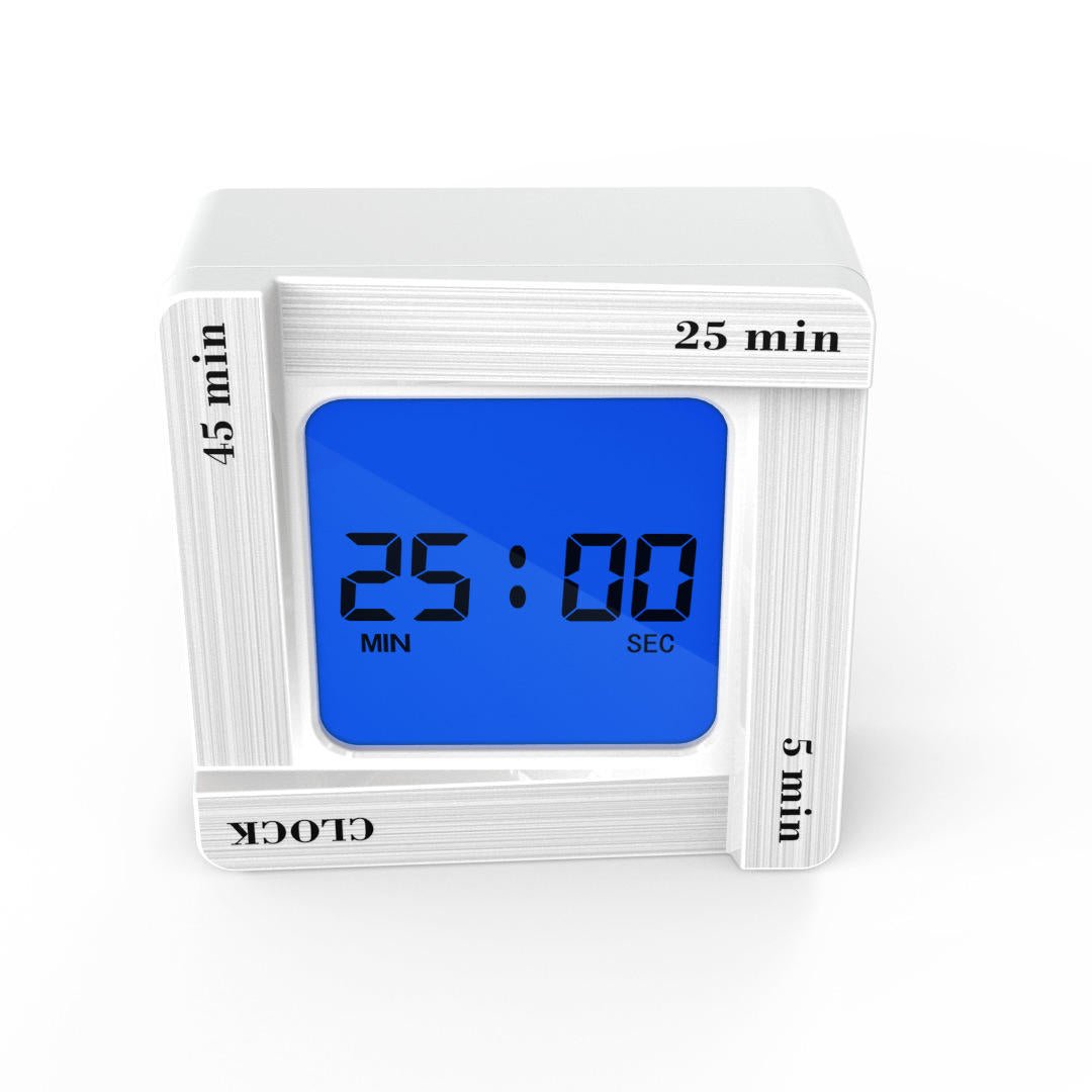 Creative Fashion Scientific Timer Management Tomato Timing Reminder Flip Four Square Image 6