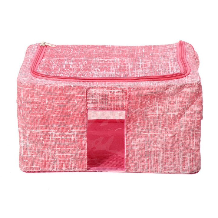 Foldable Non-woven Fabric Closet Storage Bag Container Large Capacity Blanket Quilt Breathable Closet Storage Bag Image 1