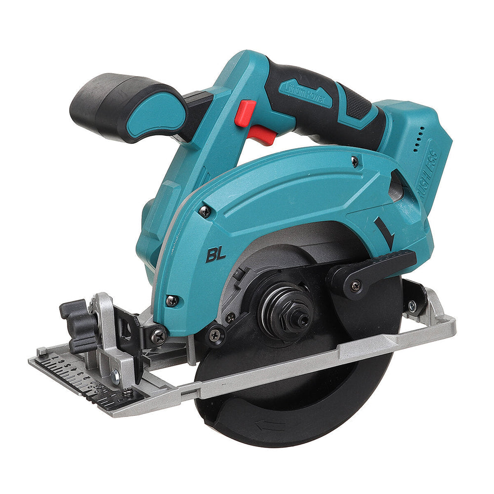 Electric Circular Saw Cutting Machine Handle Power Work Heavy Duty Wood Steel Cutting Tools Fit Makita 18V Battery Image 2