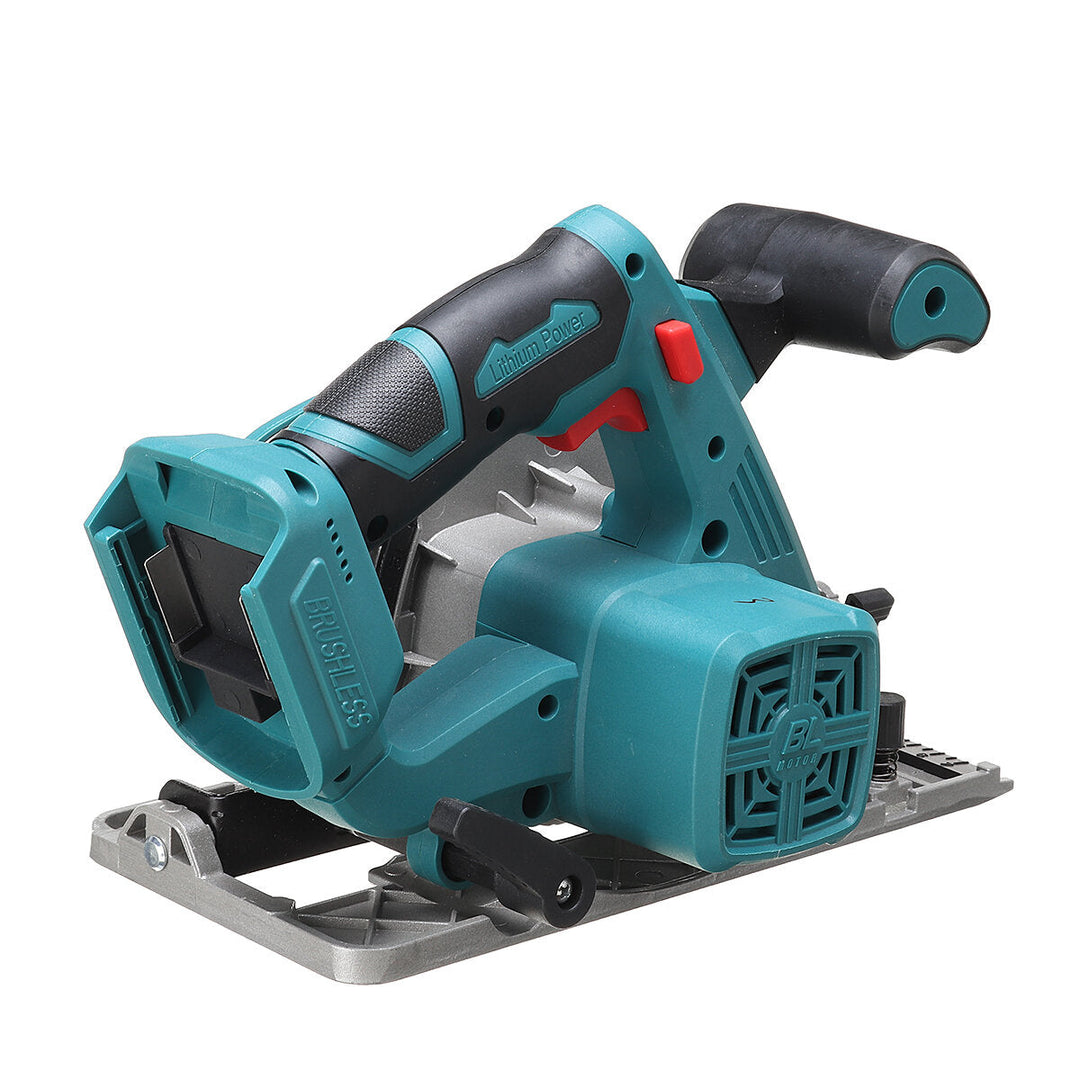 Electric Circular Saw Cutting Machine Handle Power Work Heavy Duty Wood Steel Cutting Tools Fit Makita 18V Battery Image 7