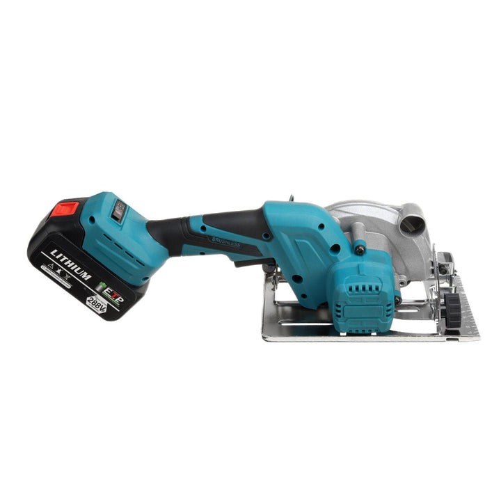 Electric Circular Saw Heavy Duty Wood Steel Cutting Tool Handheld Alloy Image 5