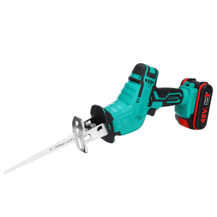 Electric Cordless Reciprocating Saw 4 Blades Battery Charger Saw Power Tool Image 2