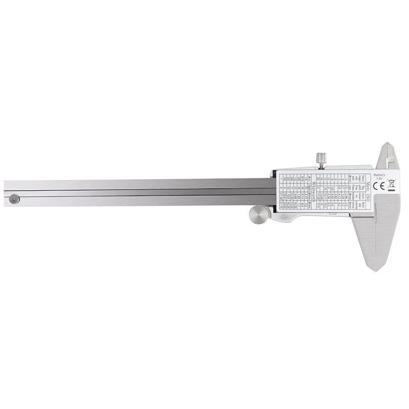 Digital Stainless Steel Caliper 150mm 6 Inches Inch,Metric,Fractions Conversion 0.01mm Resolution with Box Image 4