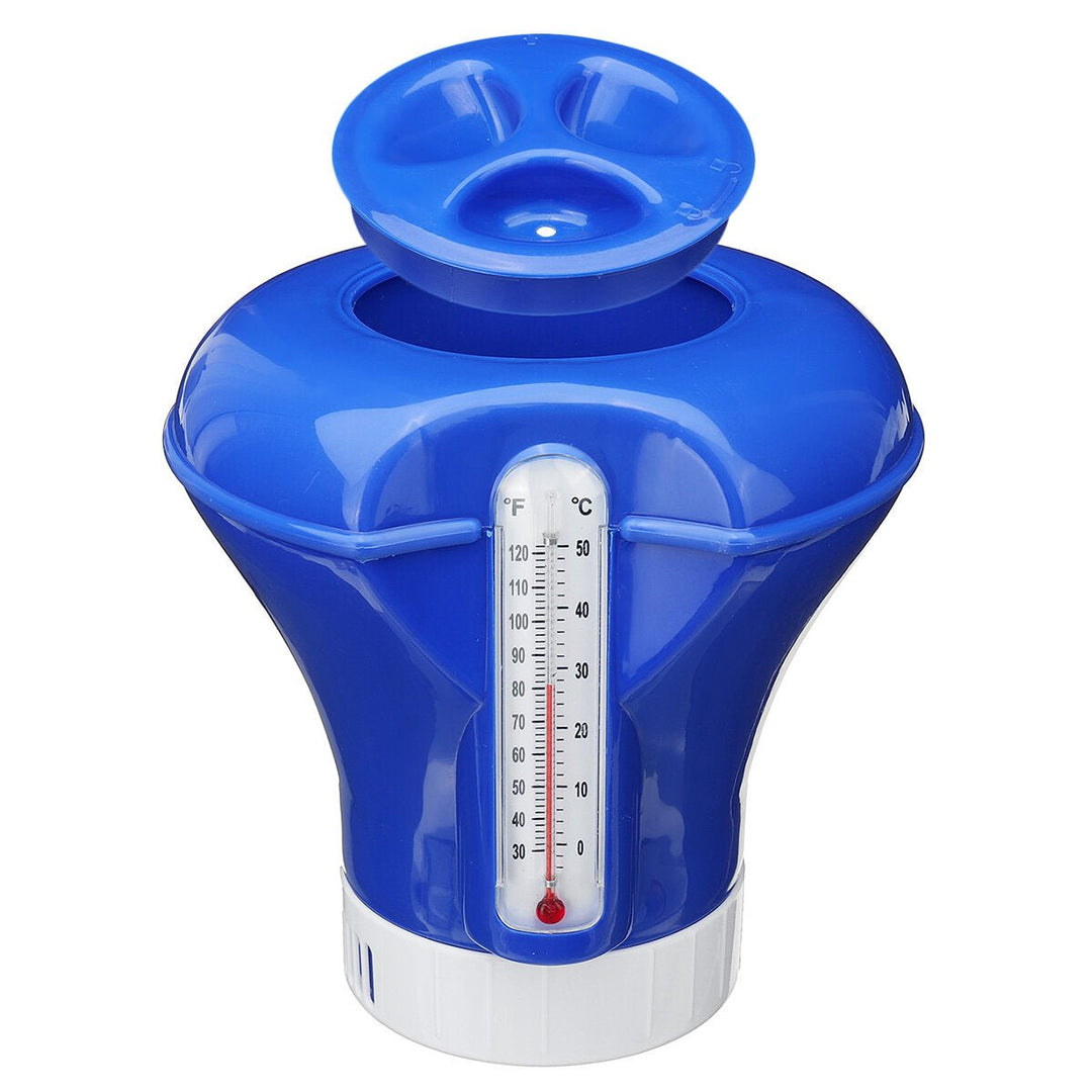 Floating Thermometer Swimming Pool Thermometer Dispenser Image 5