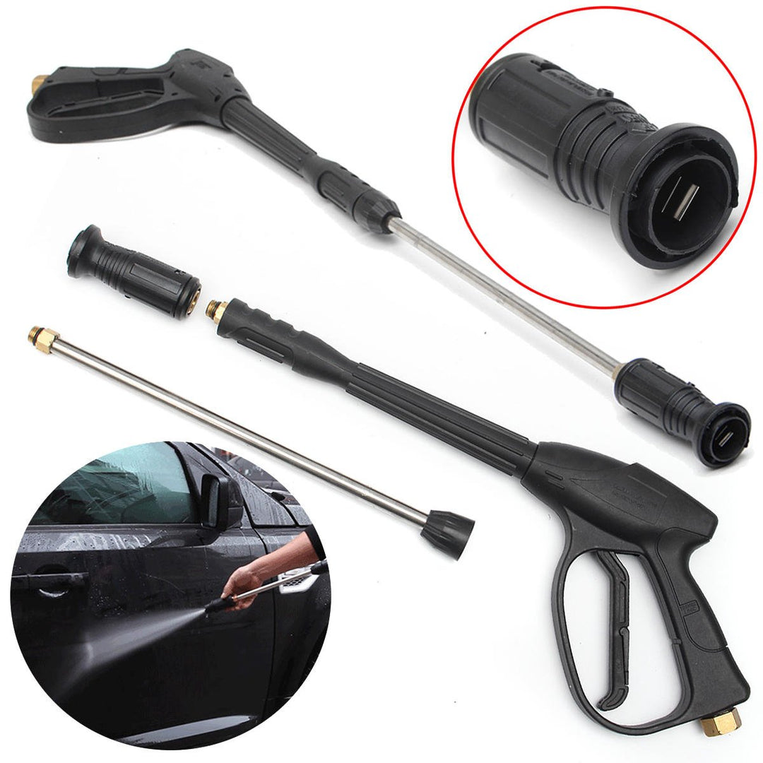 High Pressure Washer Spray Nozzle Home Water Gun With Extension Rod Image 5