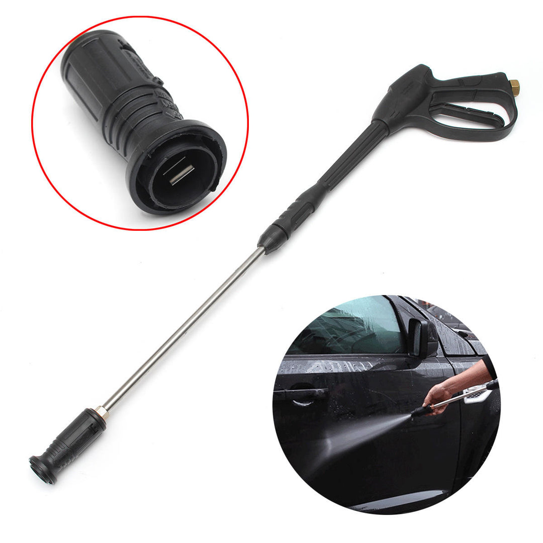 High Pressure Washer Spray Nozzle Home Water Gun With Extension Rod Image 6