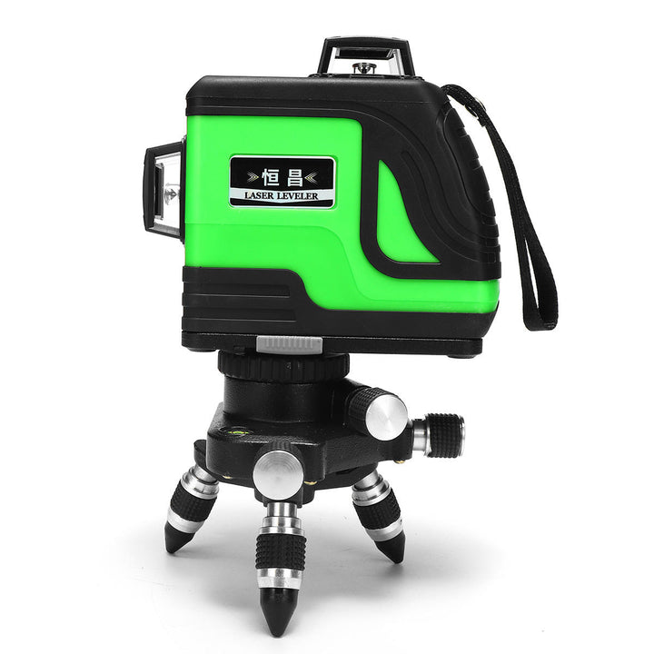 Laser Level 12 Lines Green Self Leveling Vertical Horizontal 3D Leveling Tool 4000mAh Lithium Charge Image 1