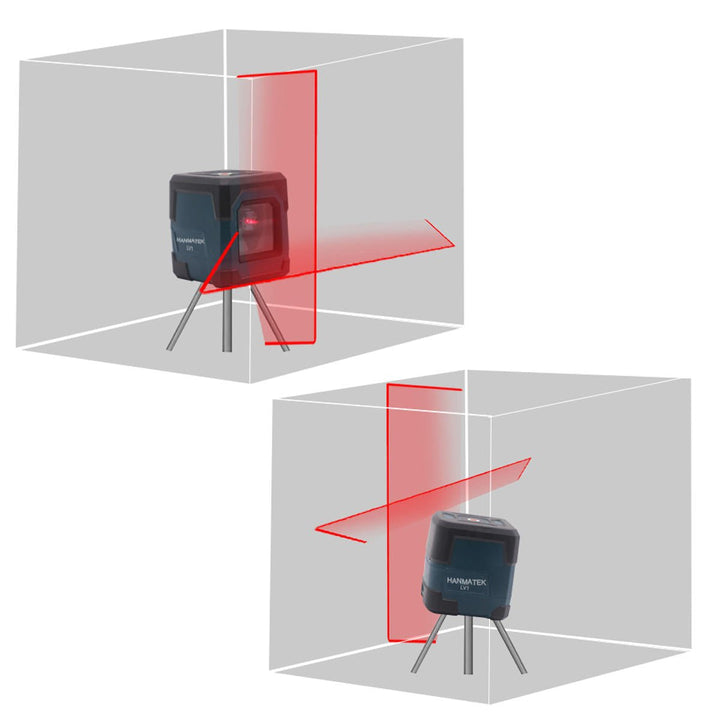 Laser Level Cross Line Laser with Measuring Range 50ft, Self-Leveling Vertical and Horizontal Line Image 3