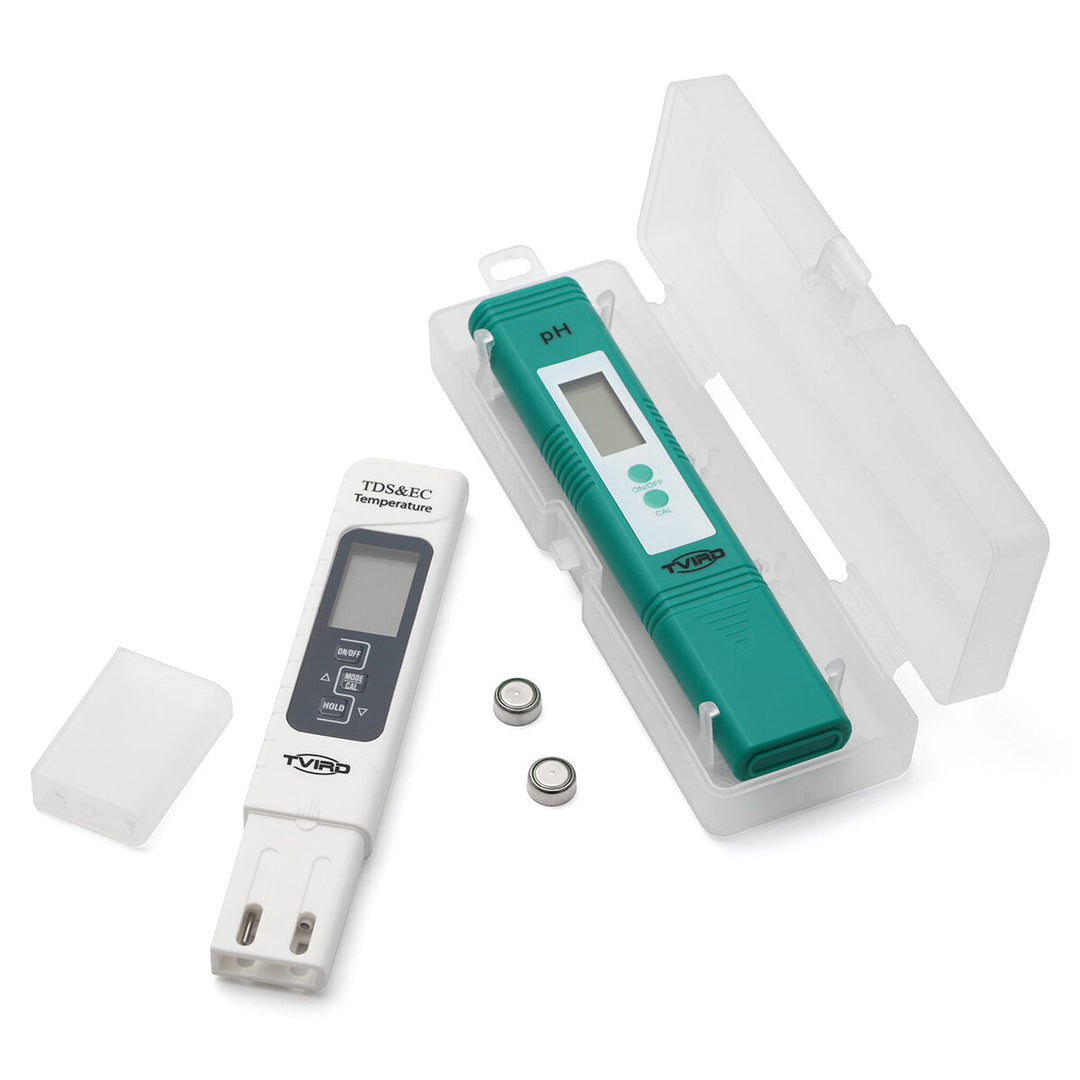 LCD Digital PH Meter + 3 in 1 TDS-EC Water Purity Hydroponic Water Tester Pen Image 8