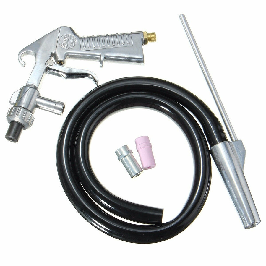 Industrial Air Sandblaster Kit Sandblaster Grit Blasting with 3 Ceramic Steel Nozzles Image 1