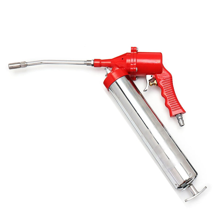 Manual One-Hand Grip Air Pneumatic Compressor Pump Grease Guun Red Image 3