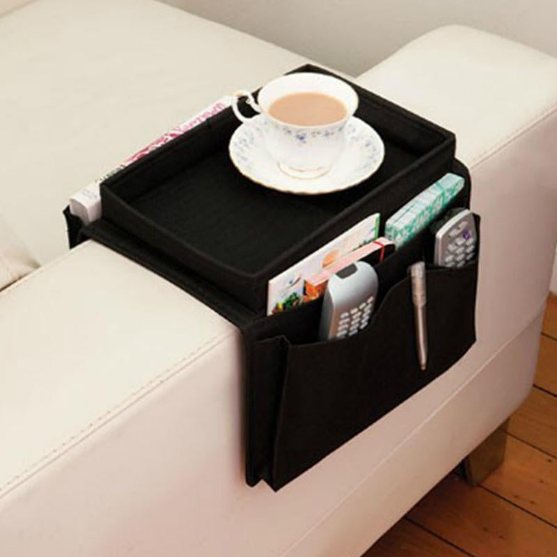 Large Multi-pocket Sofa Storage Bag Folding Bedside Hanging Storage Containers Desktop Organizer Image 4